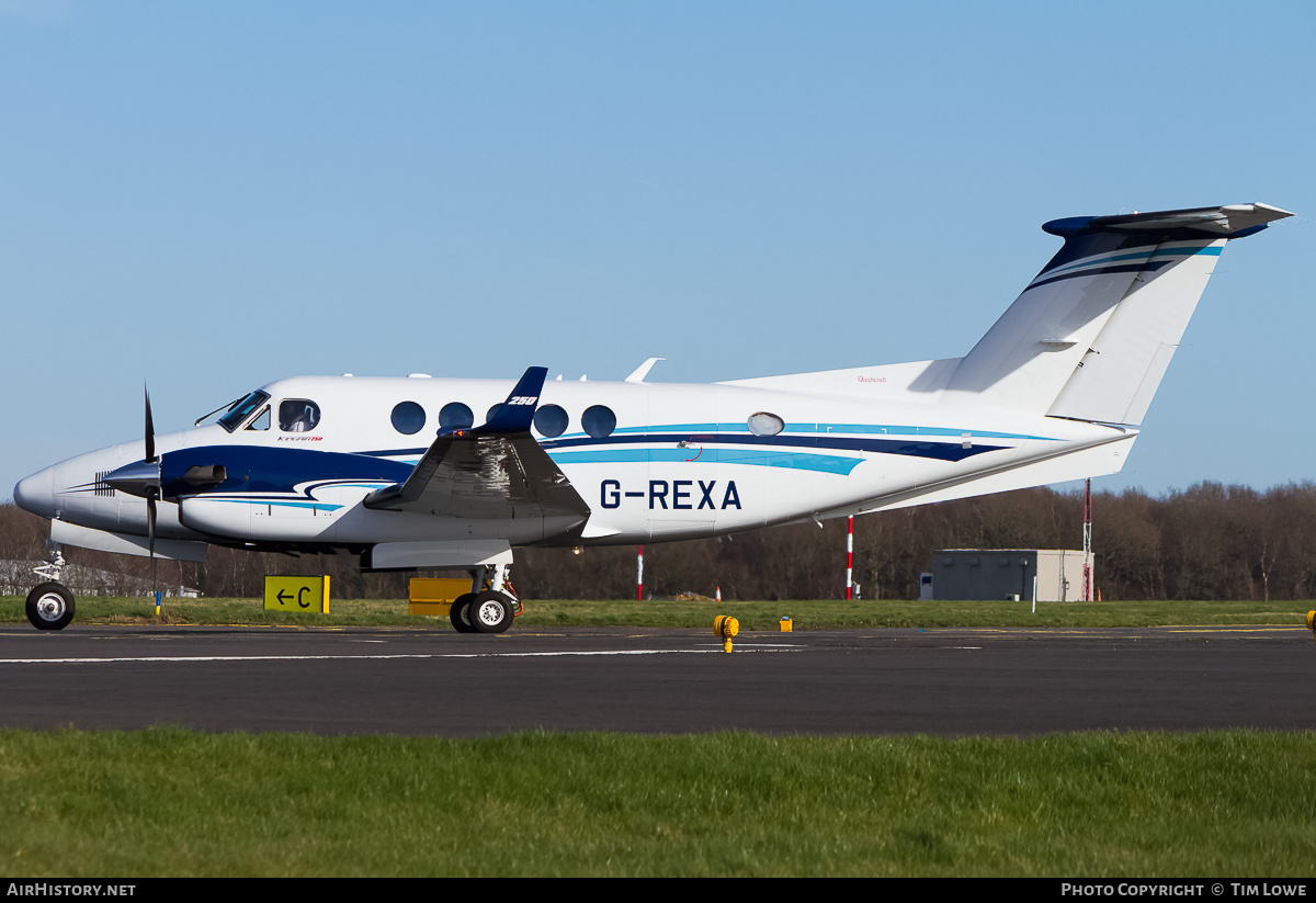 Aircraft Photo of G-REXA | Beechcraft 250 King Air (200GT) | AirHistory.net #527335