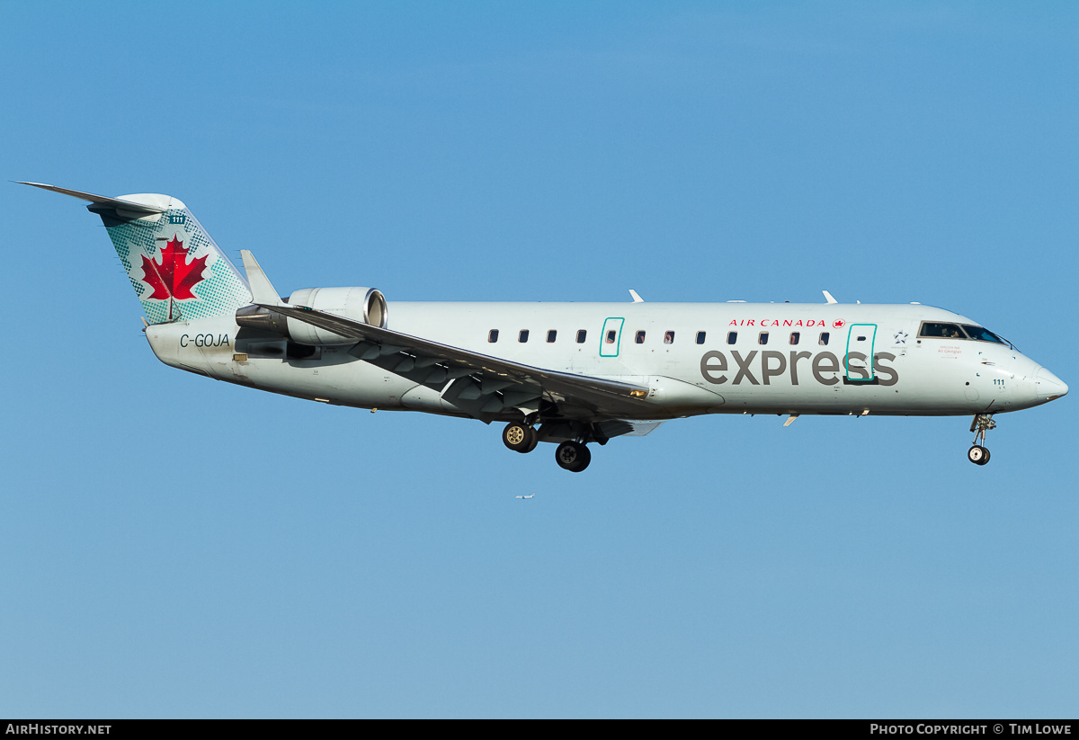 Aircraft Photo of C-GOJA | Bombardier CRJ-200ER (CL-600-2B19) | Air Canada Express | AirHistory.net #527339