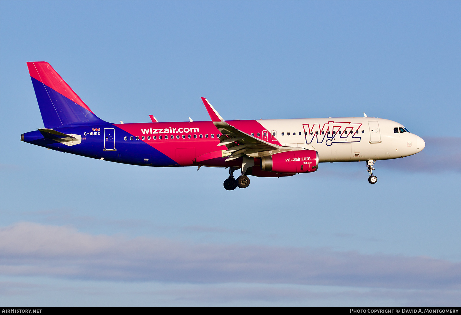 Aircraft Photo of G-WUKD | Airbus A320-232 | Wizz Air | AirHistory.net #527351