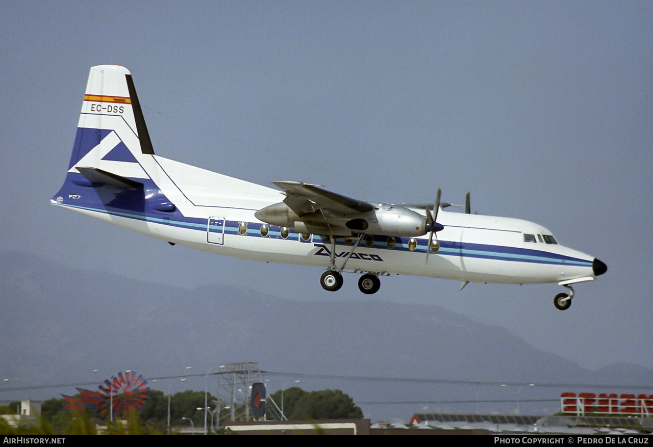 Aircraft Photo of EC-DSS | Fokker F27-600 Friendship | Aviaco | AirHistory.net #527364