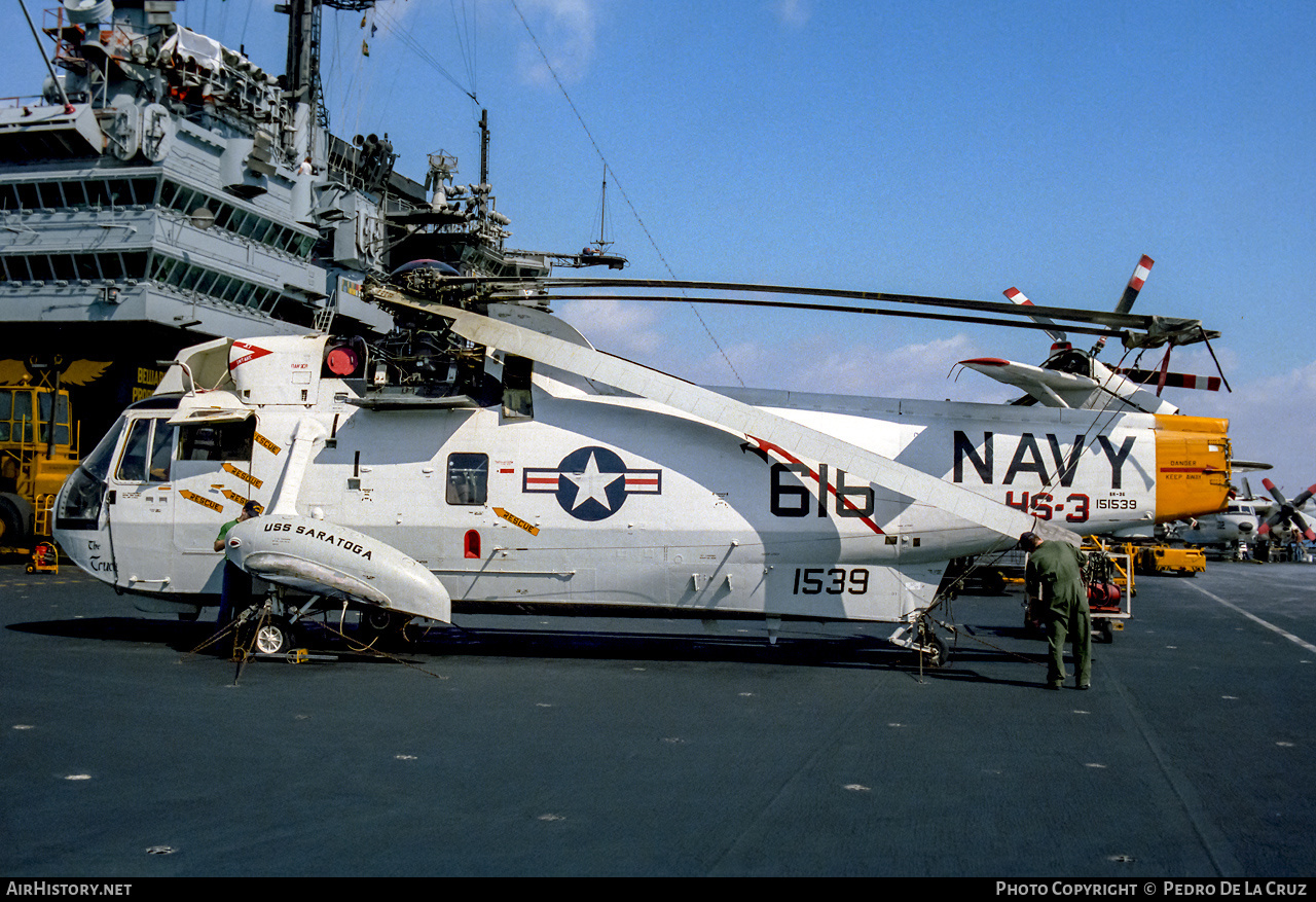 Aircraft Photo of 151539 / 1539 | Sikorsky SH-3G Sea King (S-61B) | USA - Navy | AirHistory.net #527365