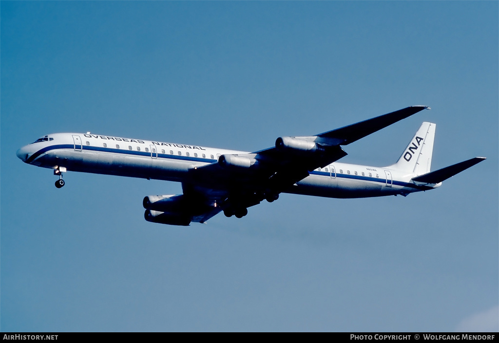 Aircraft Photo of N801WA | McDonnell Douglas DC-8-63CF | Overseas National Airways - ONA | AirHistory.net #527380