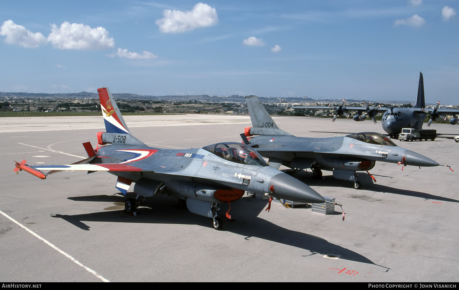 Aircraft Photo of J-508 | General Dynamics F-16A Fighting Falcon | Netherlands - Air Force | AirHistory.net #527416