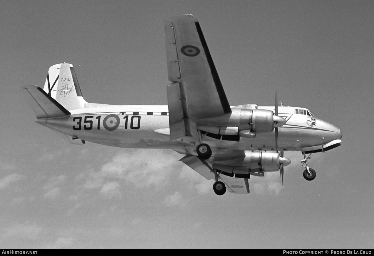 Aircraft Photo of T.7-10 | CASA C207A Azor | Spain - Air Force | AirHistory.net #527437