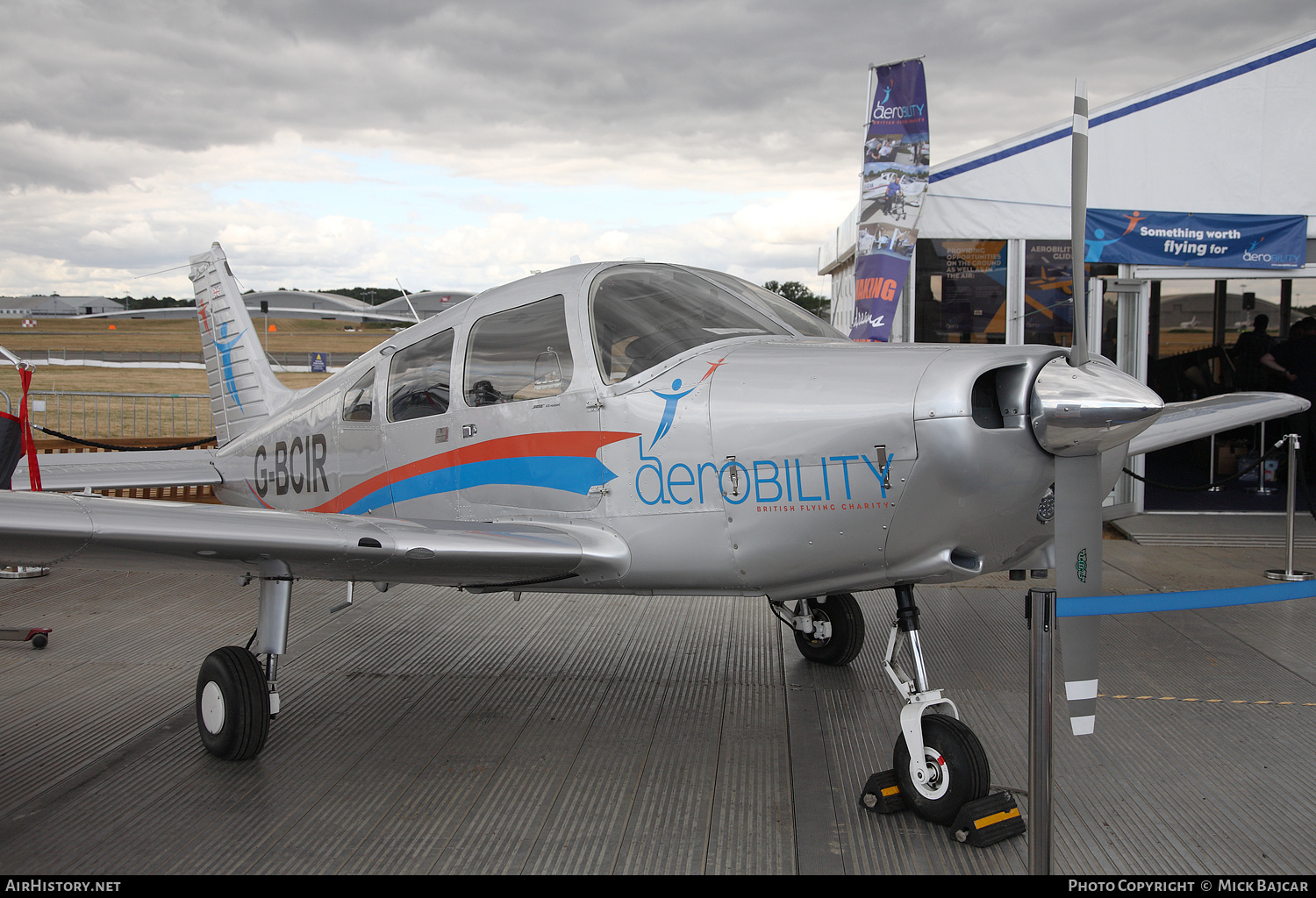 Aircraft Photo of G-BCIR | Piper PA-28-151 Cherokee Warrior | Aerobility | AirHistory.net #527463