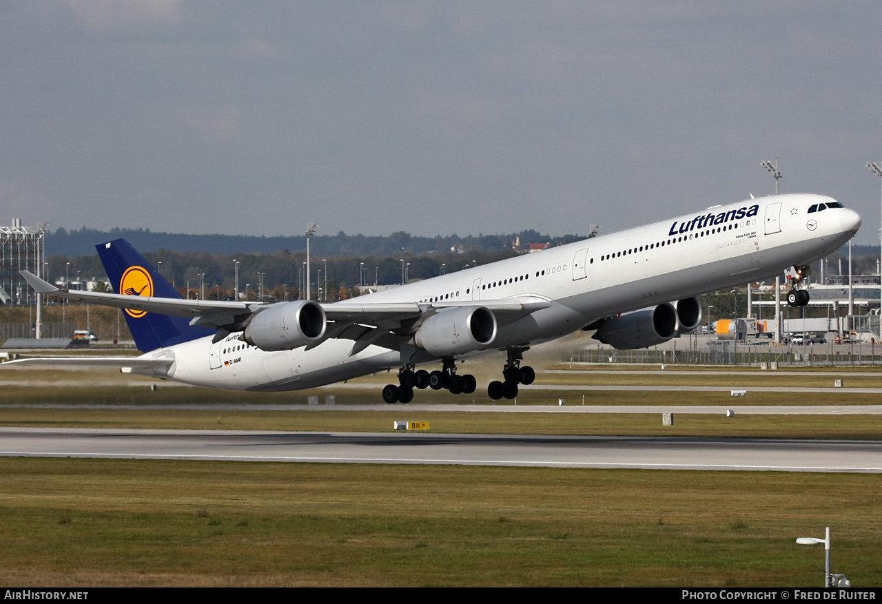 Aircraft Photo of D-AIHF | Airbus A340-642 | Lufthansa | AirHistory.net #527478