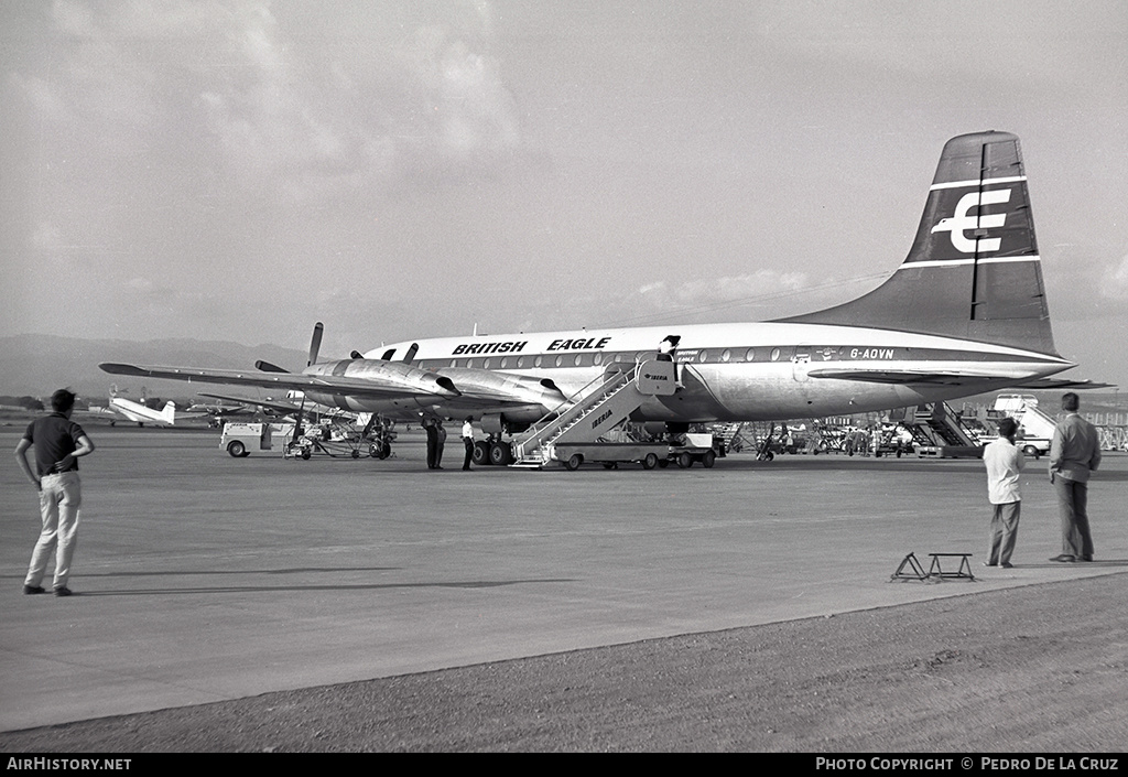 Aircraft Photo of G-AOVN | Bristol 175 Britannia 312 | British Eagle International Airlines | AirHistory.net #527481