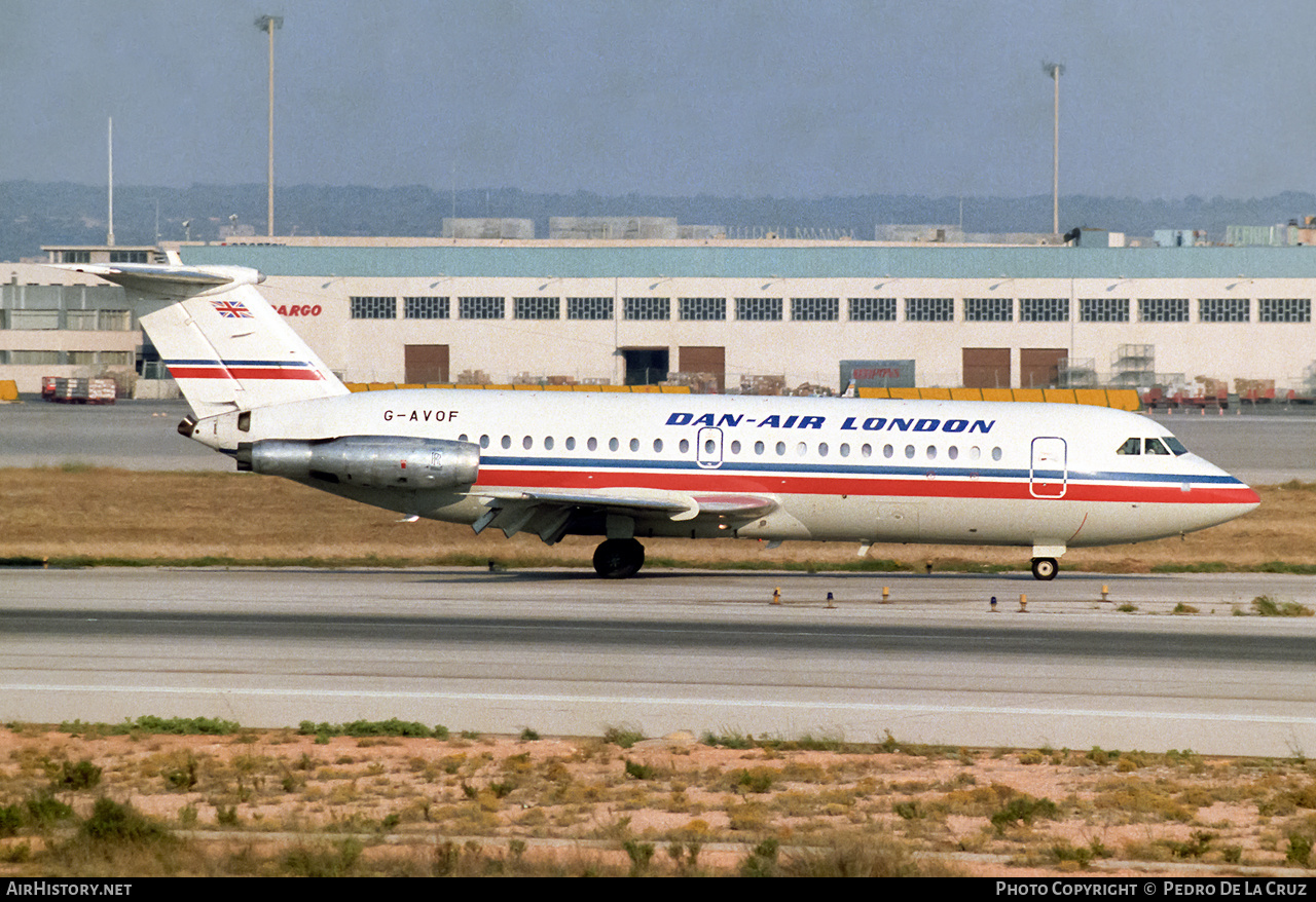 Aircraft Photo of G-AVOF | BAC 111-416EK One-Eleven | Dan-Air London | AirHistory.net #527485