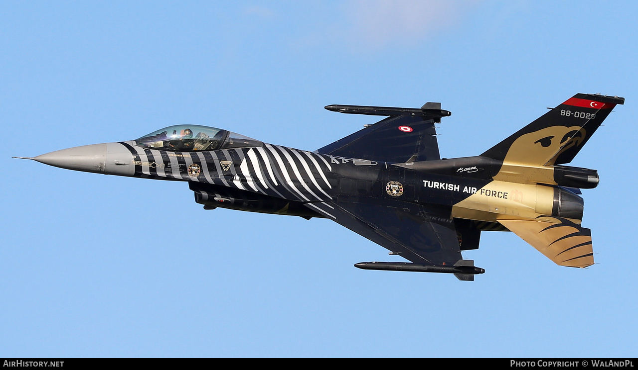 Aircraft Photo of 88-0029 | General Dynamics F-16C Fighting Falcon | Turkey - Air Force | AirHistory.net #527486