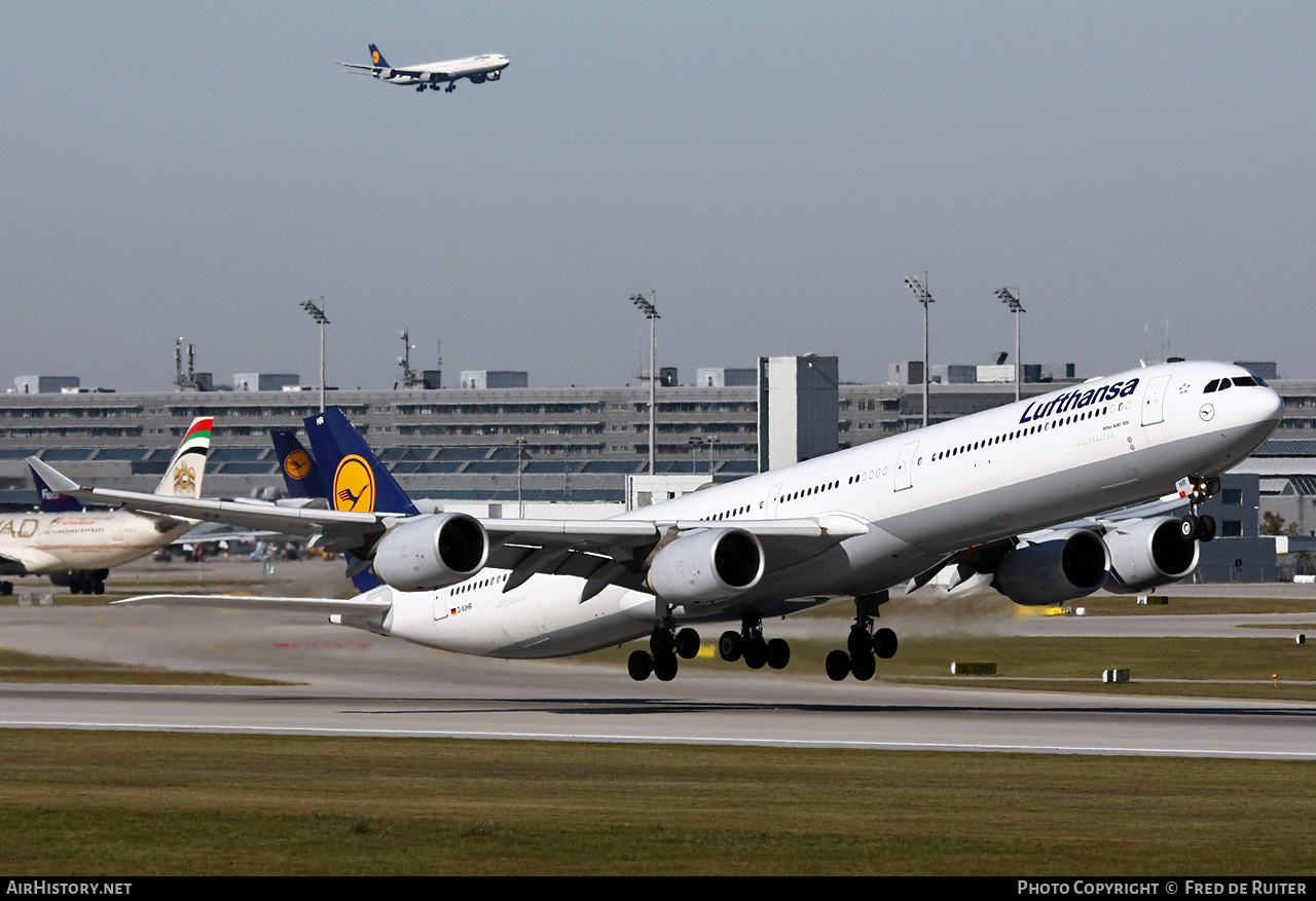 Aircraft Photo of D-AIHR | Airbus A340-642 | Lufthansa | AirHistory.net #527493