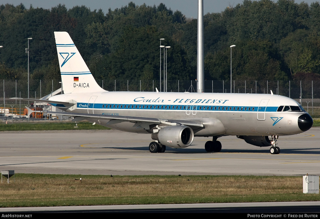 Aircraft Photo of D-AICA | Airbus A320-212 | Condor Flugdienst | AirHistory.net #527497