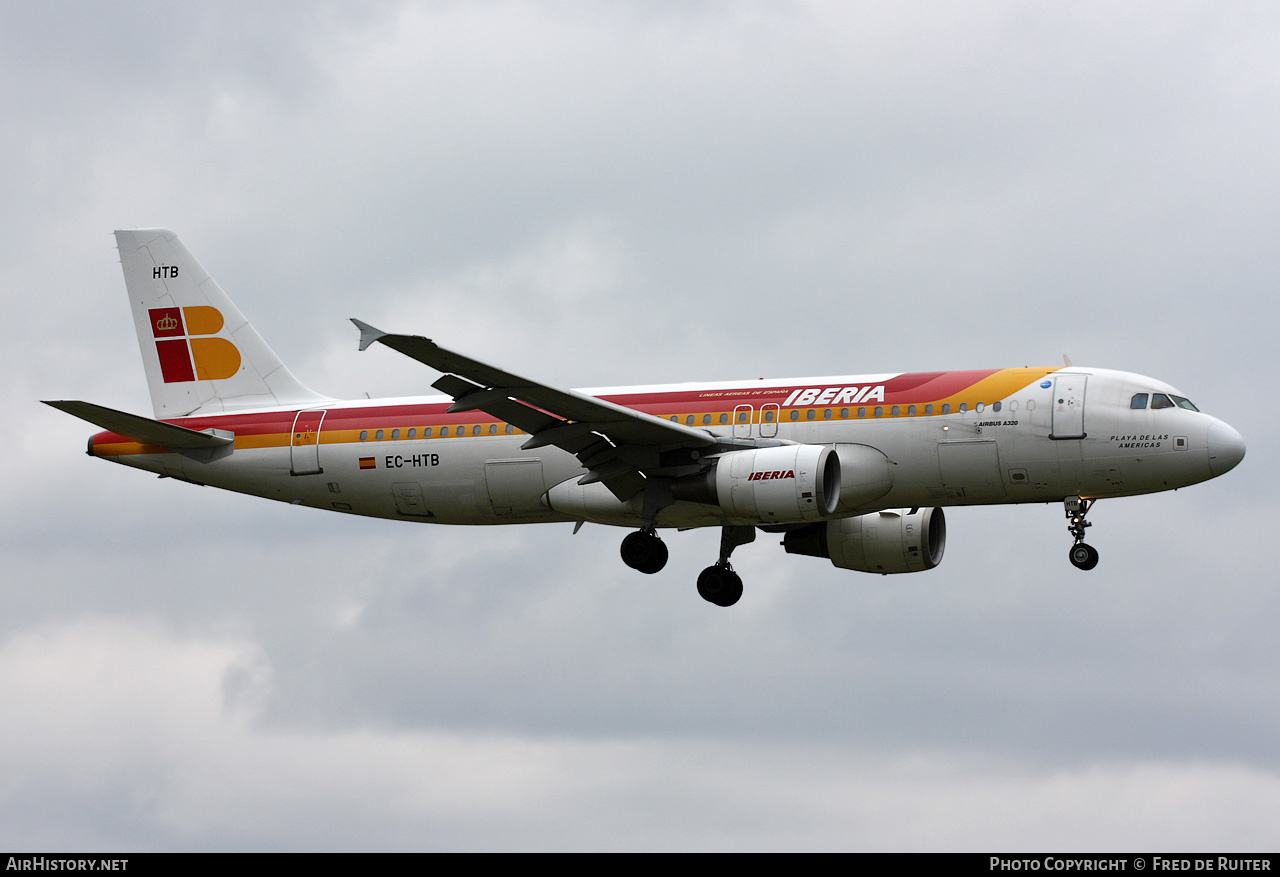 Aircraft Photo of EC-HTB | Airbus A320-214 | Iberia | AirHistory.net #527505
