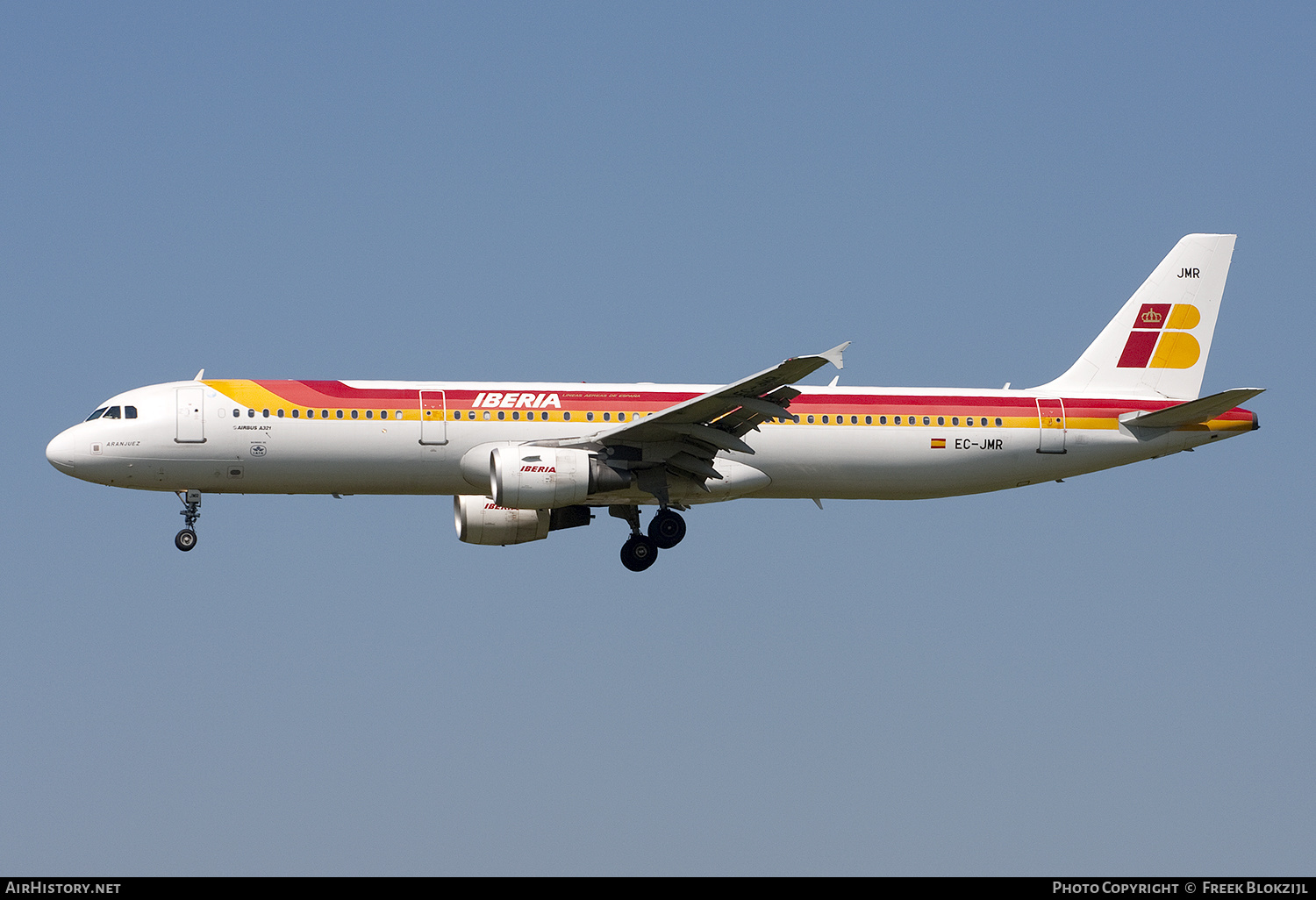 Aircraft Photo of EC-JMR | Airbus A321-211 | Iberia | AirHistory.net #527565