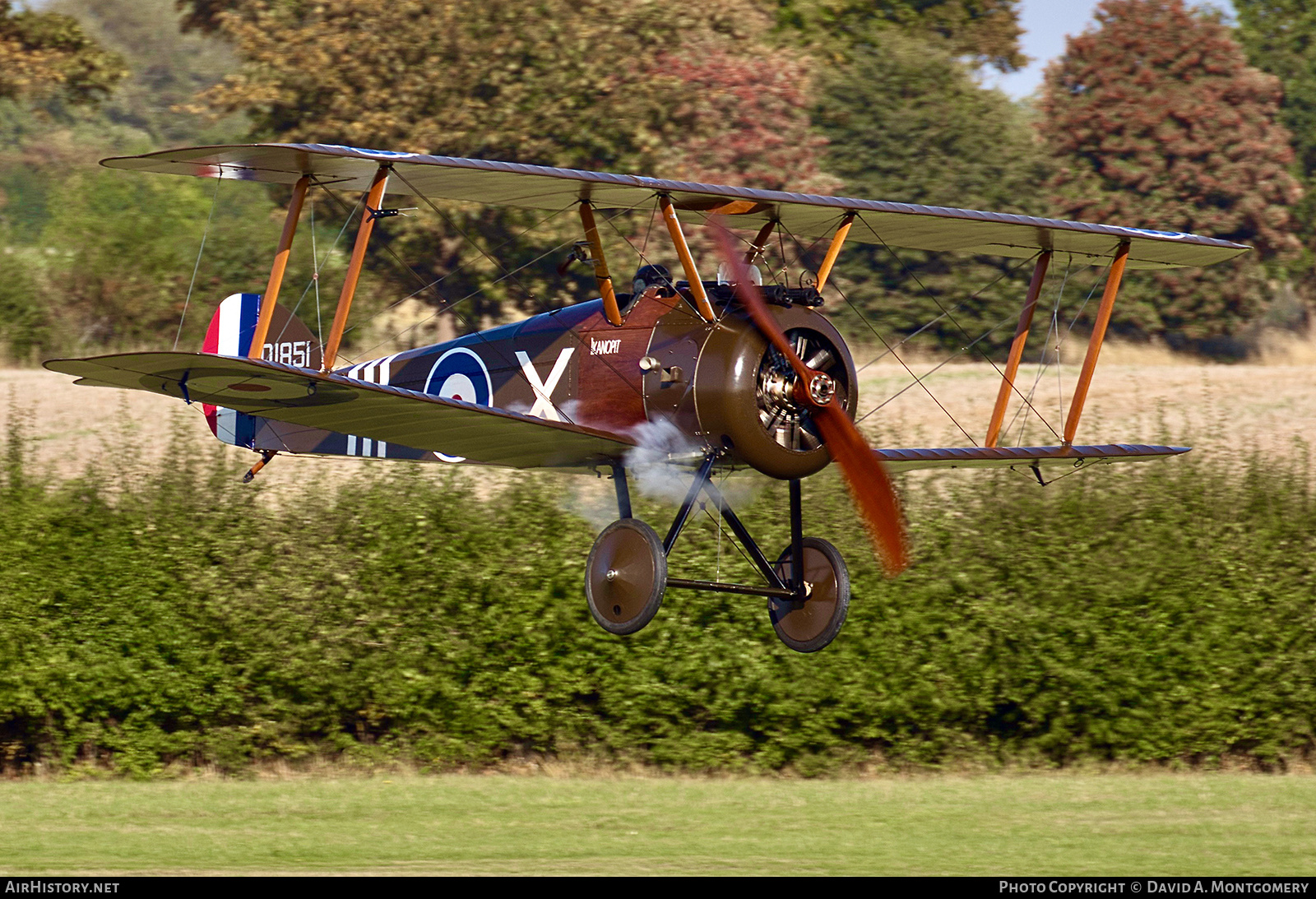 Aircraft Photo of G-BZSC / D1851 | Sopwith F-1 Camel Replica | UK - Air Force | AirHistory.net #527573