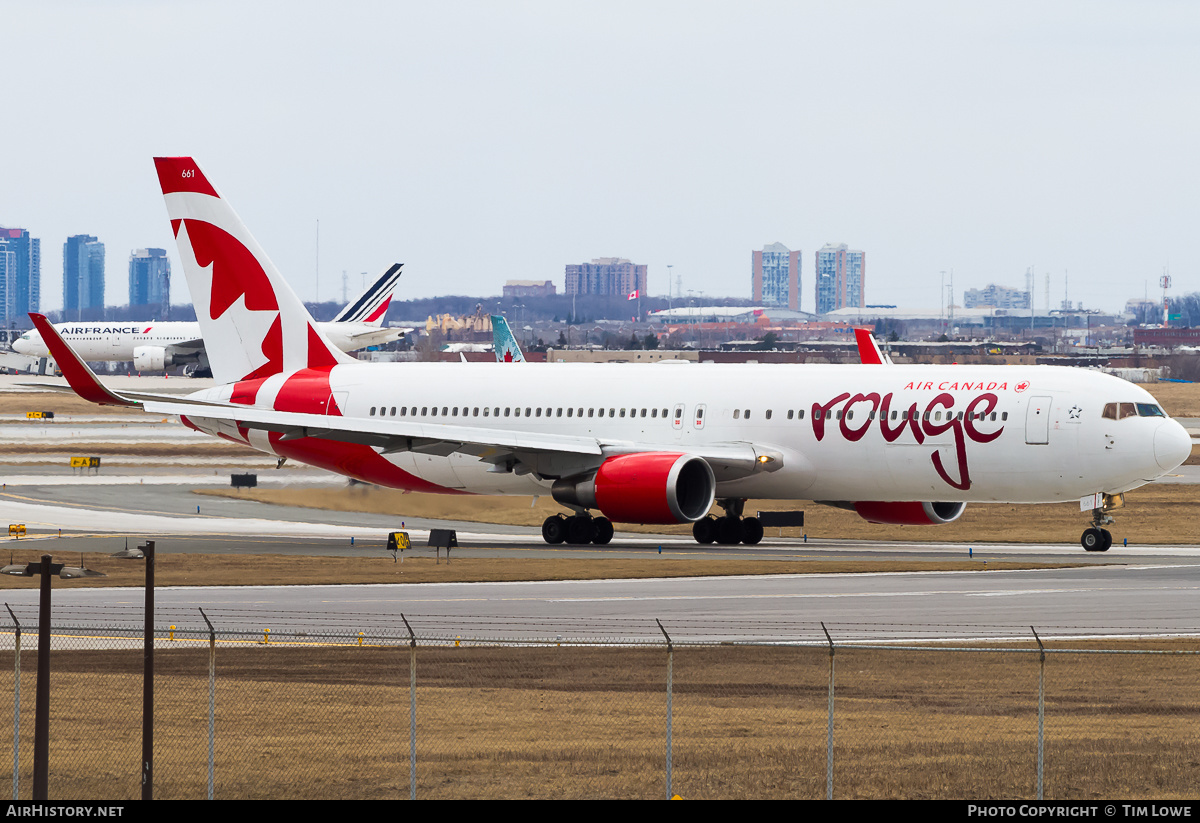 Aircraft Photo of C-GHLV | Boeing 767-36N/ER | Air Canada Rouge | AirHistory.net #527594