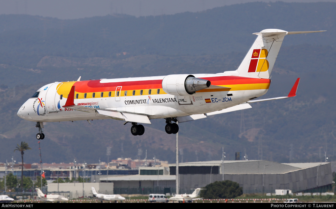 Aircraft Photo of EC-JCM | Bombardier CRJ-200ER (CL-600-2B19) | Iberia Regional | AirHistory.net #527602