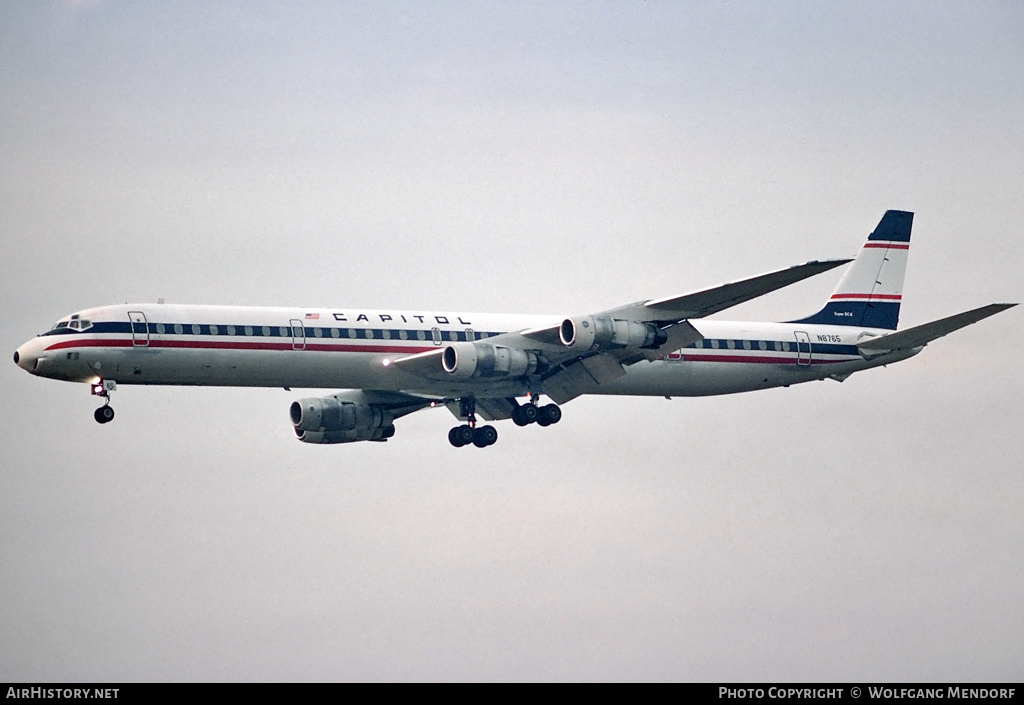 Aircraft Photo of N8765 | McDonnell Douglas DC-8-61 | Capitol International Airways | AirHistory.net #527629