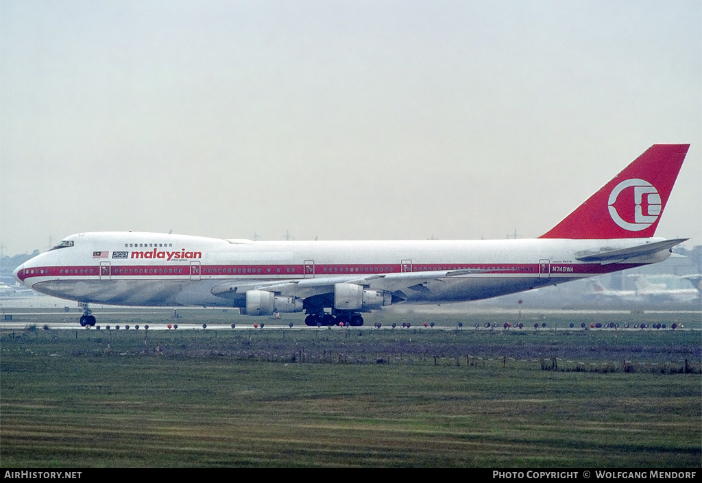 Aircraft Photo of N748WA | Boeing 747-273C | Malaysian Airline System - MAS | AirHistory.net #527632