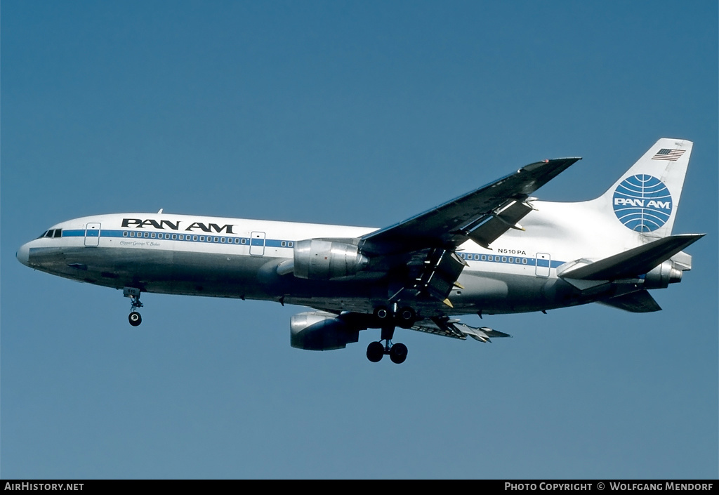 Aircraft Photo of N510PA | Lockheed L-1011-385-3 TriStar 500 | Pan American World Airways - Pan Am | AirHistory.net #527634