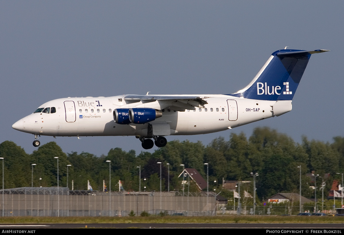 Aircraft Photo of OH-SAP | BAE Systems Avro 146-RJ85 | Blue1 | AirHistory.net #527664