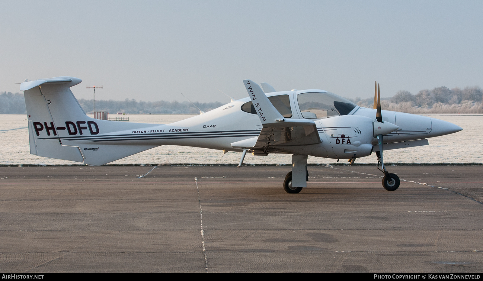 Aircraft Photo of PH-DFD | Diamond DA42-180 Twin Star | Dutch Flight Academy - DFA | AirHistory.net #527671