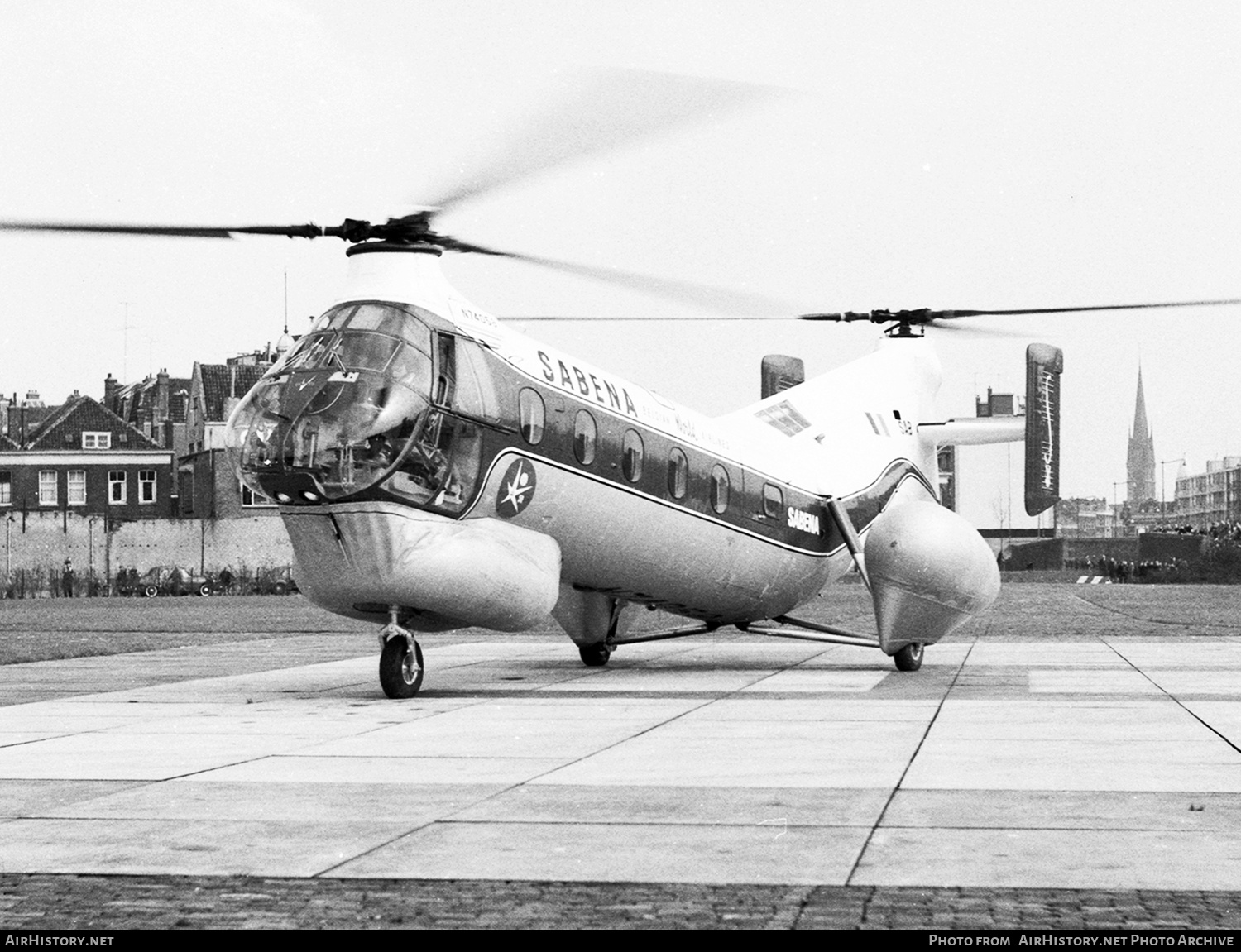 Aircraft Photo of N74058 | Vertol 44A | Sabena | AirHistory.net #527691