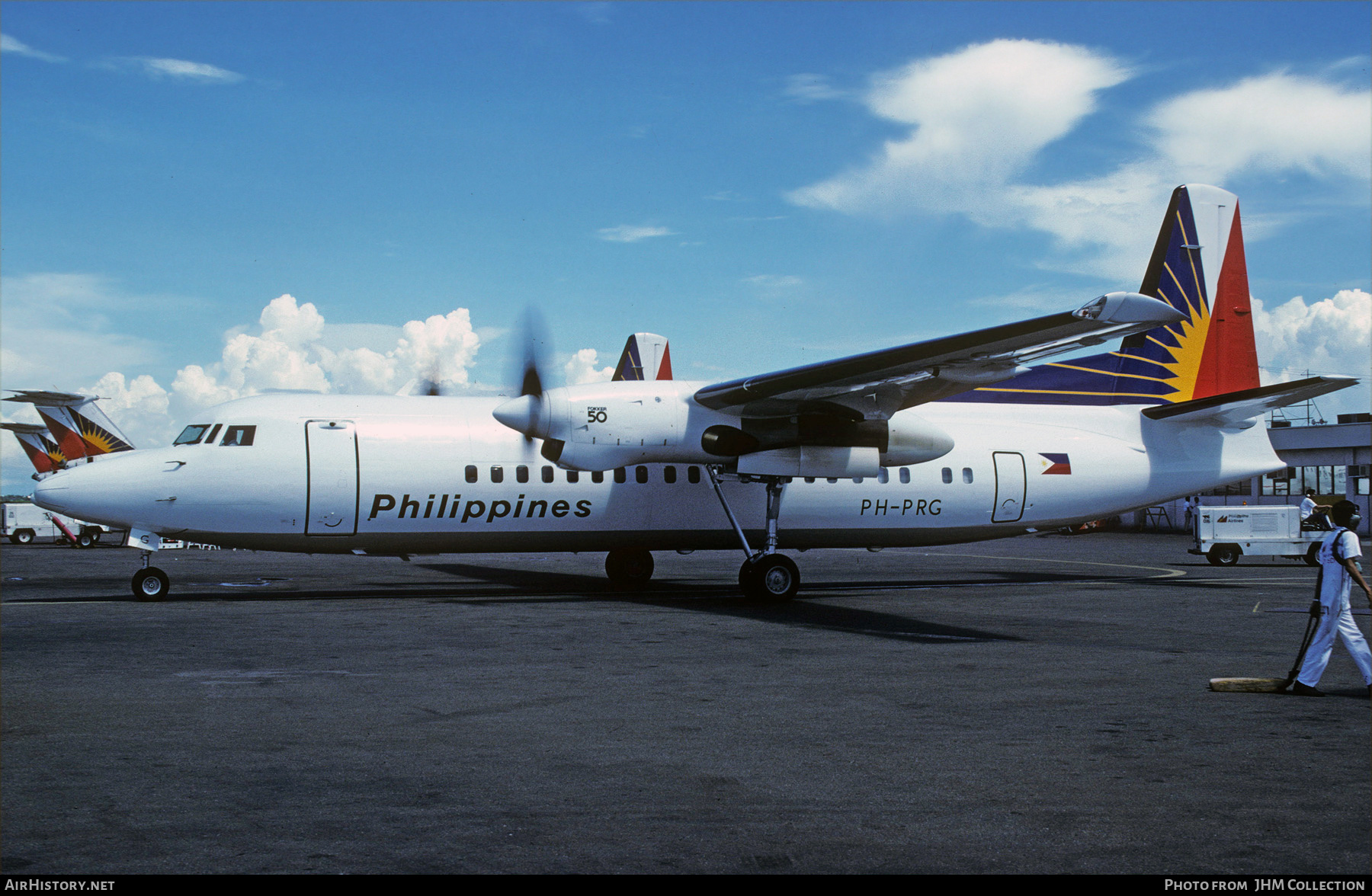 Aircraft Photo of PH-PRG | Fokker 50 | Philippine Airlines | AirHistory.net #527709