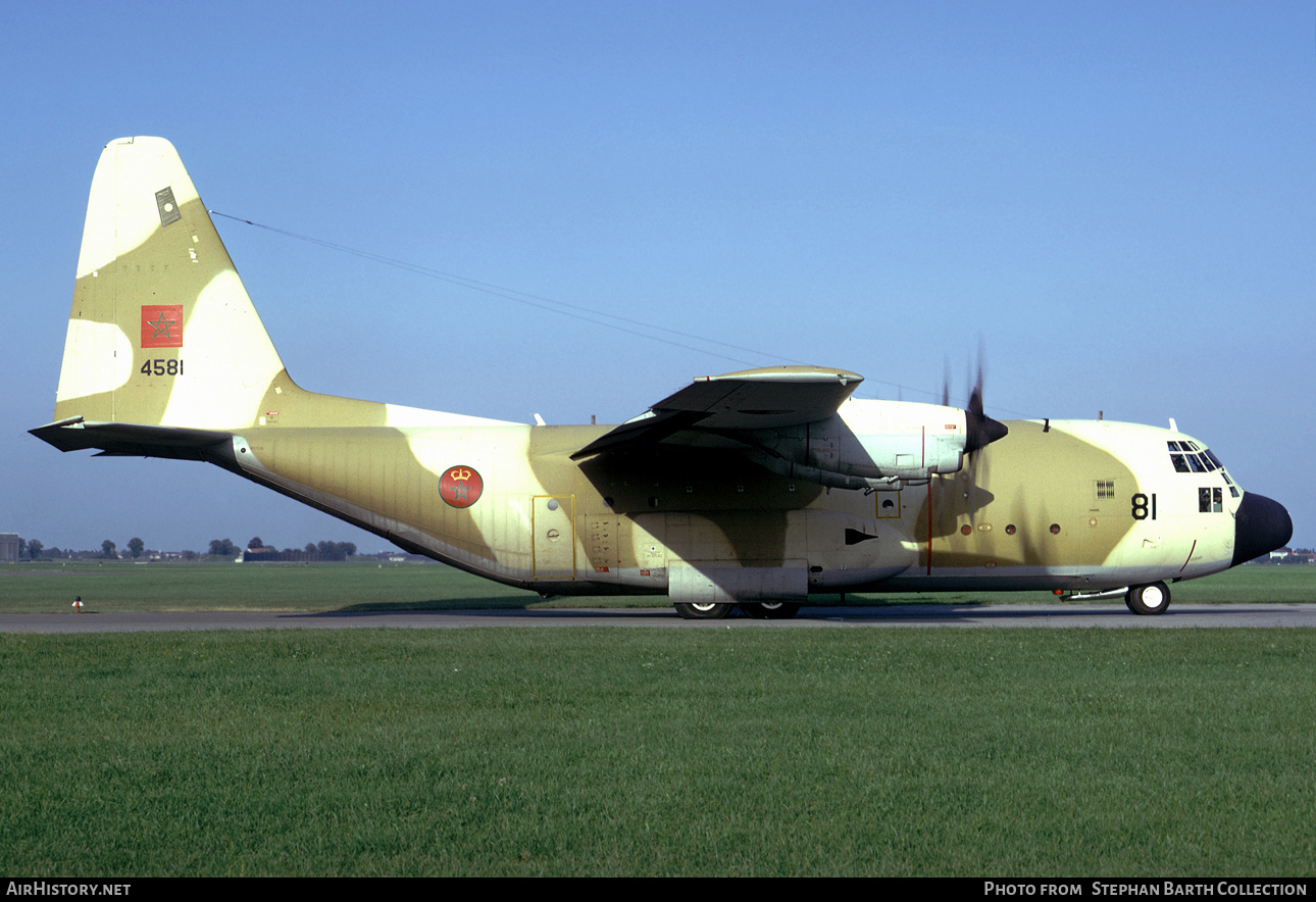 Aircraft Photo of 4581 | Lockheed C-130H Hercules | Morocco - Air Force | AirHistory.net #527734