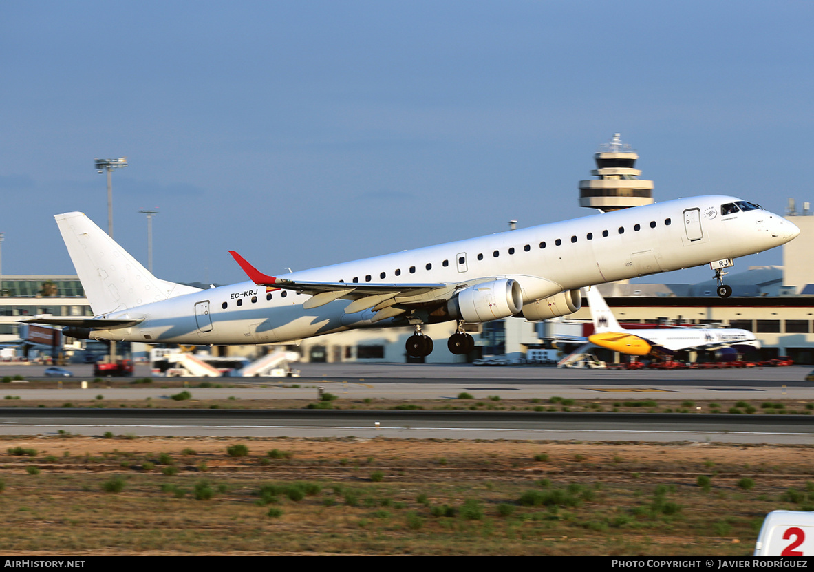 Aircraft Photo of EC-KRJ | Embraer 195LR (ERJ-190-200LR) | AirHistory.net #527738