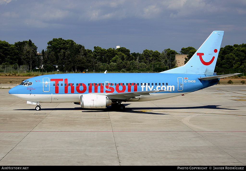 Aircraft Photo of G-THOB | Boeing 737-5L9 | Thomsonfly | AirHistory.net #527744