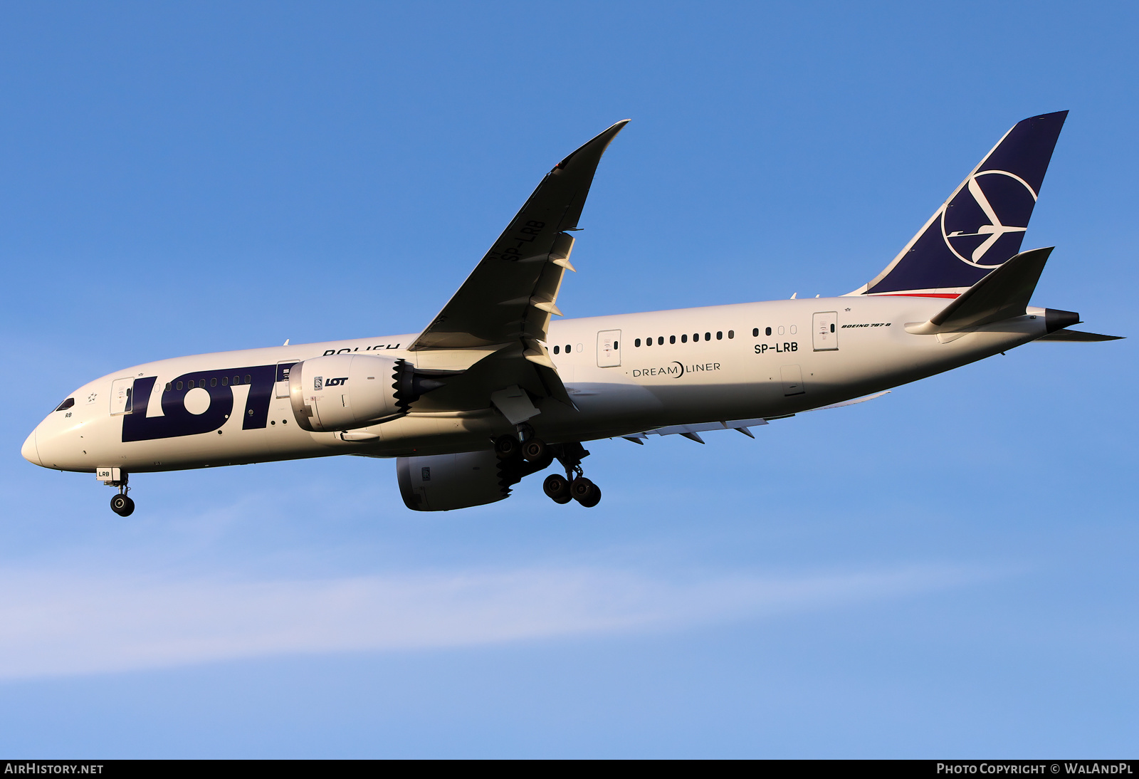 Aircraft Photo of SP-LRB | Boeing 787-8 Dreamliner | LOT Polish Airlines - Polskie Linie Lotnicze | AirHistory.net #527772