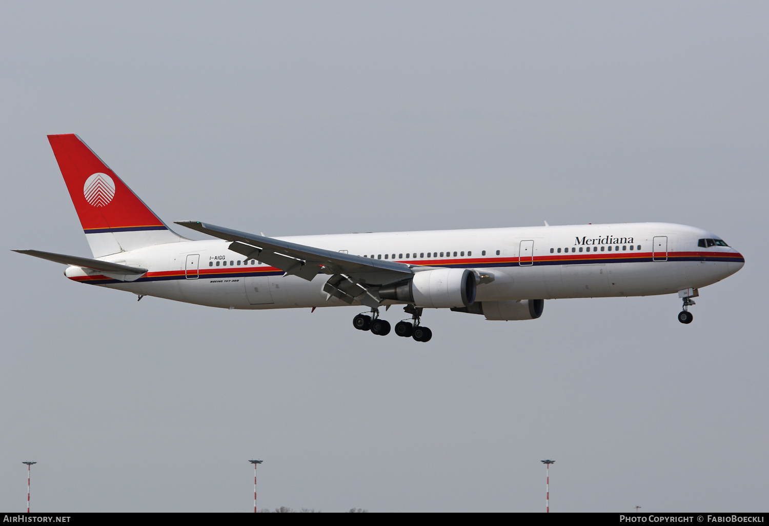 Aircraft Photo of I-AIGG | Boeing 767-304/ER | Meridiana | AirHistory.net #527776