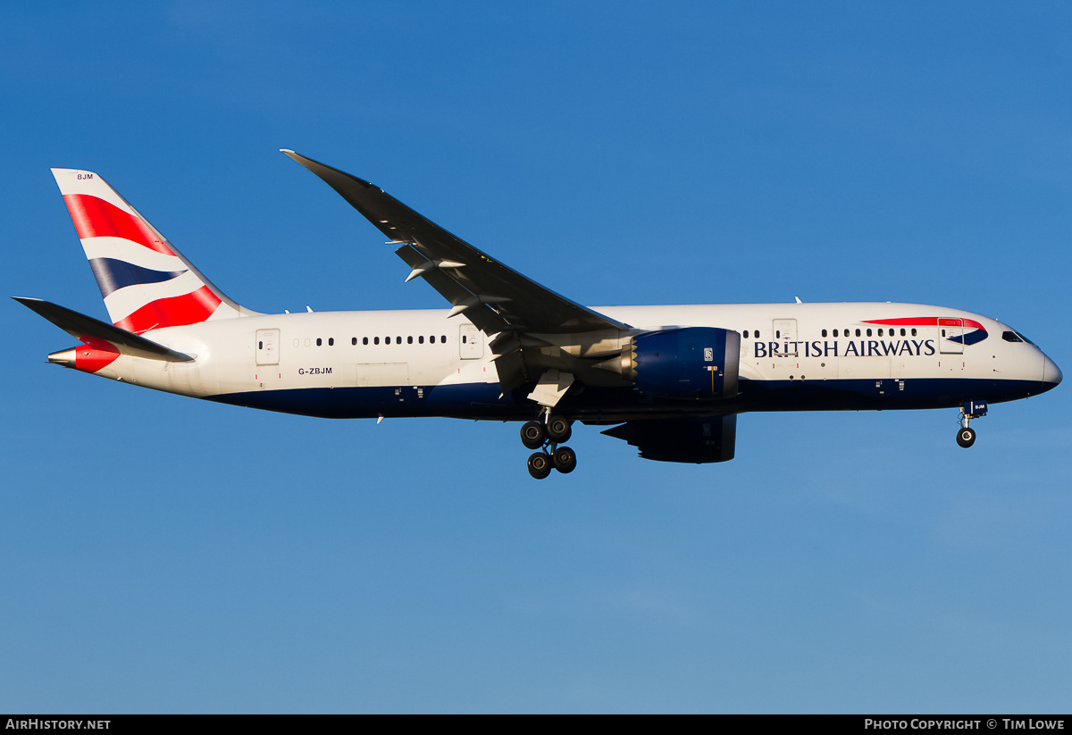 Aircraft Photo of G-ZBJM | Boeing 787-8 Dreamliner | British Airways | AirHistory.net #527793