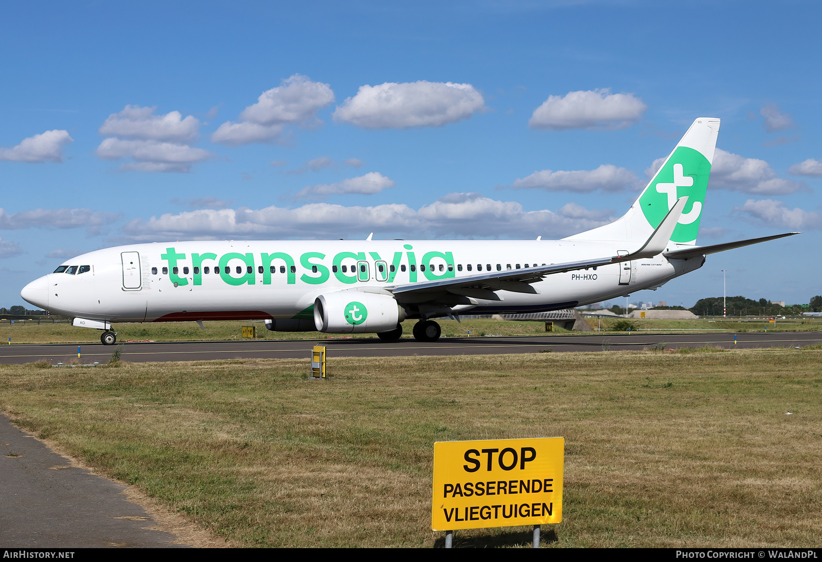 Aircraft Photo of PH-HXO | Boeing 737-800 | Transavia | AirHistory.net #527794