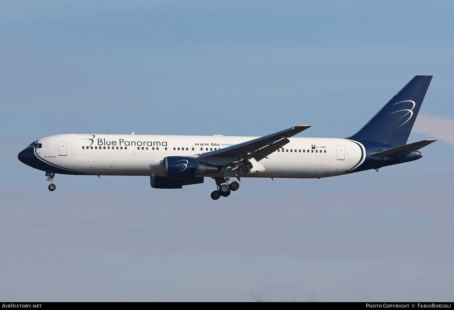 Aircraft Photo of EI-DBP | Boeing 767-35H/ER | Blue Panorama Airlines | AirHistory.net #527797