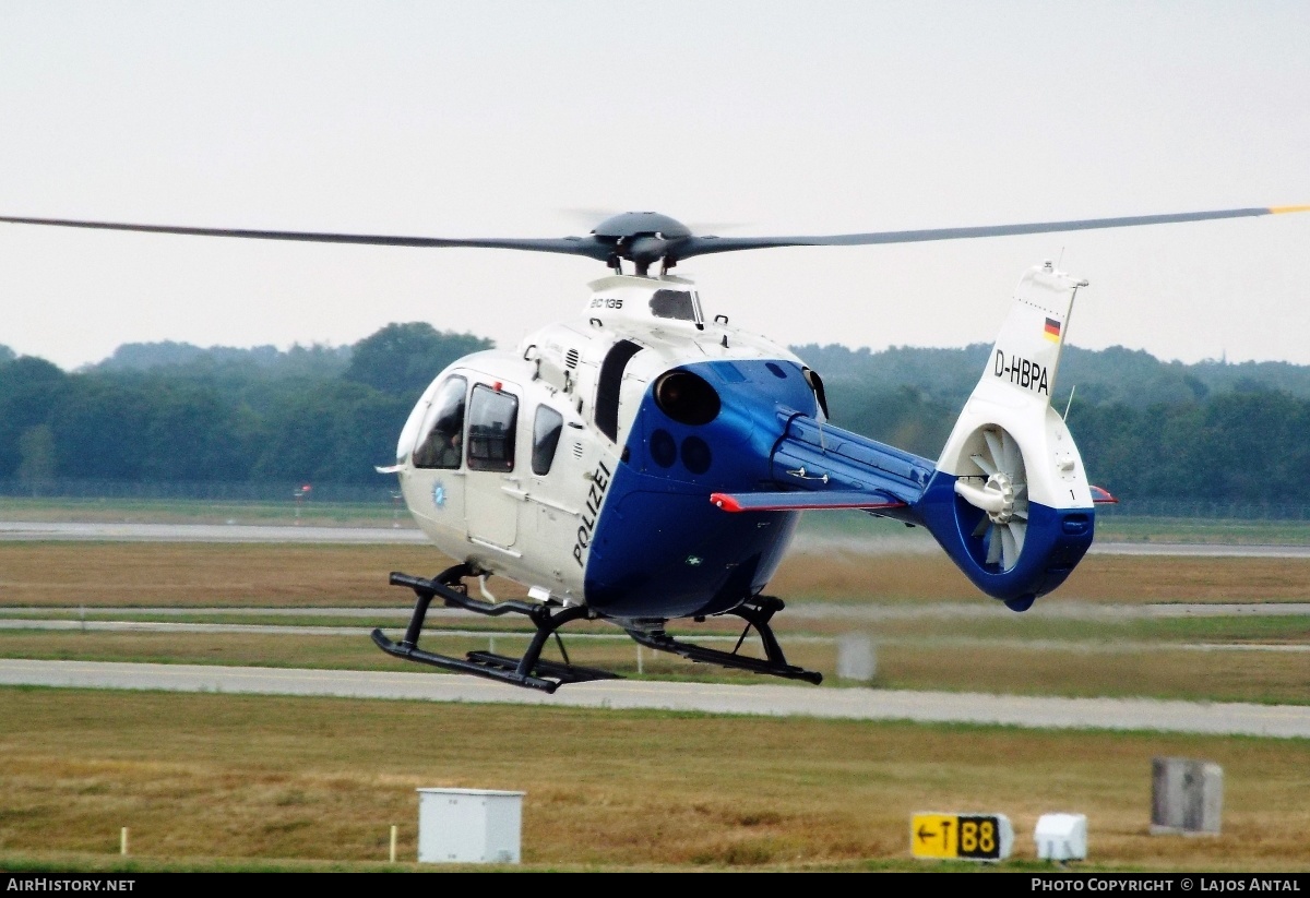 Aircraft Photo of D-HBPA | Eurocopter EC-135P-3 | Polizei Bayern | AirHistory.net #527798