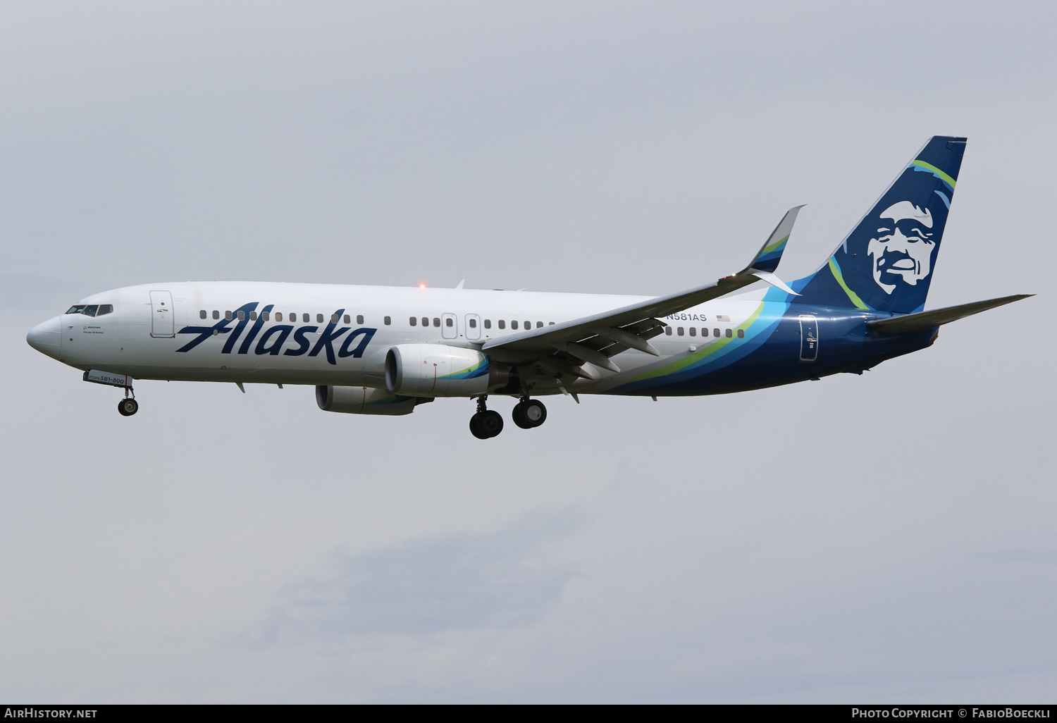 Aircraft Photo of N581AS | Boeing 737-890 | Alaska Airlines | AirHistory.net #527846