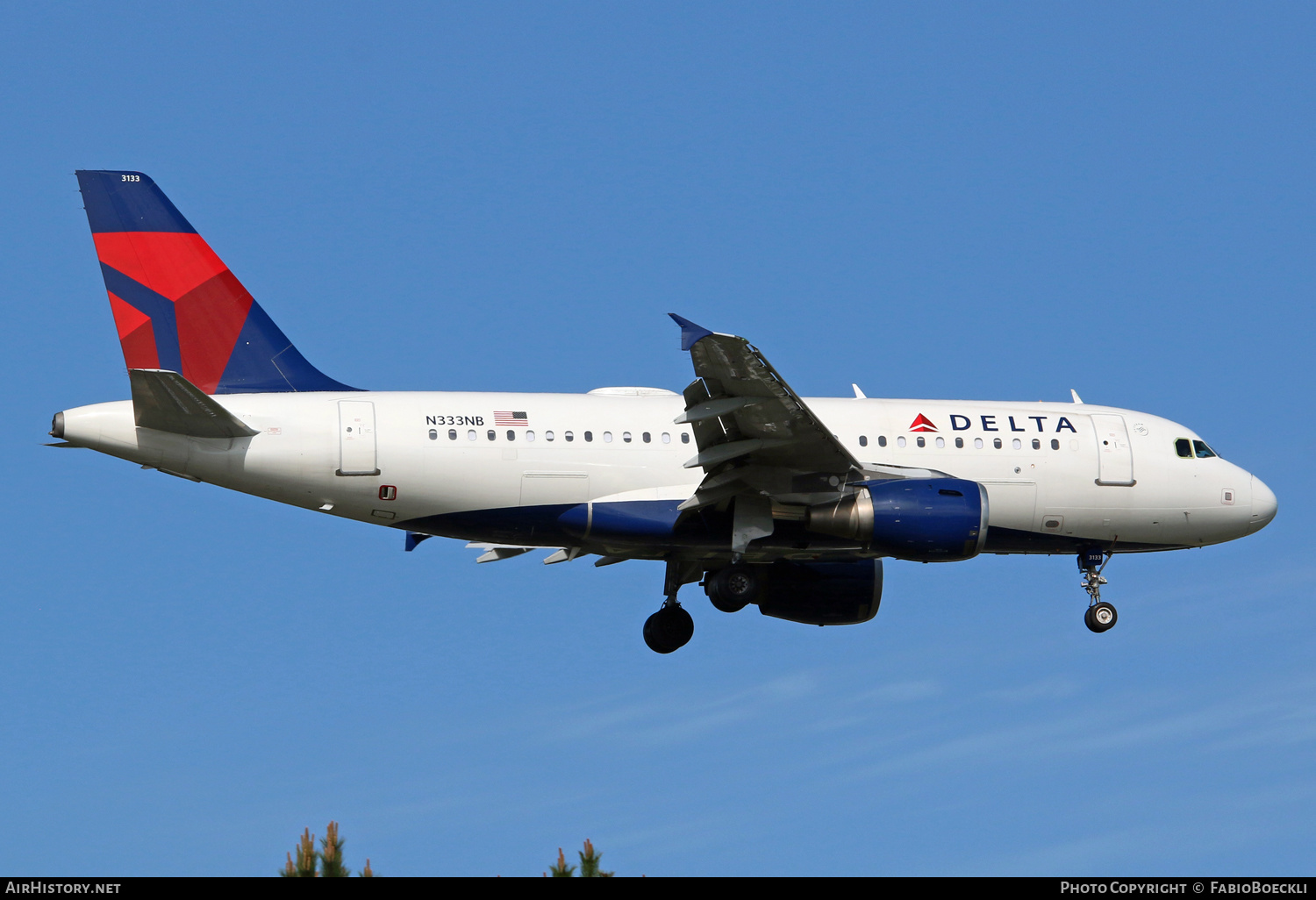 Aircraft Photo of N333NB | Airbus A319-114 | Delta Air Lines | AirHistory.net #527896