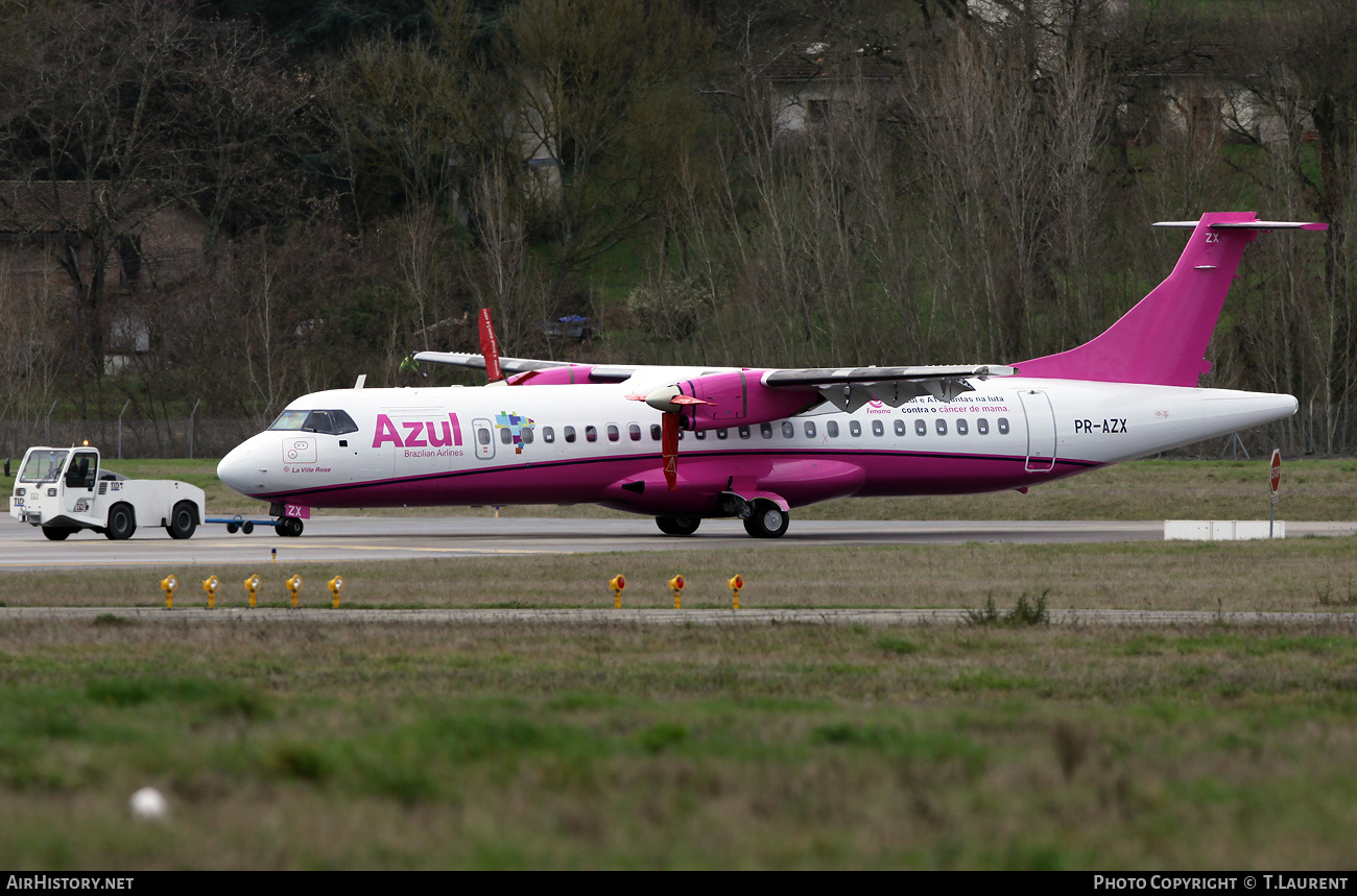 Aircraft Photo of PR-AZX | ATR ATR-72-202 | Azul Linhas Aéreas Brasileiras | AirHistory.net #527908