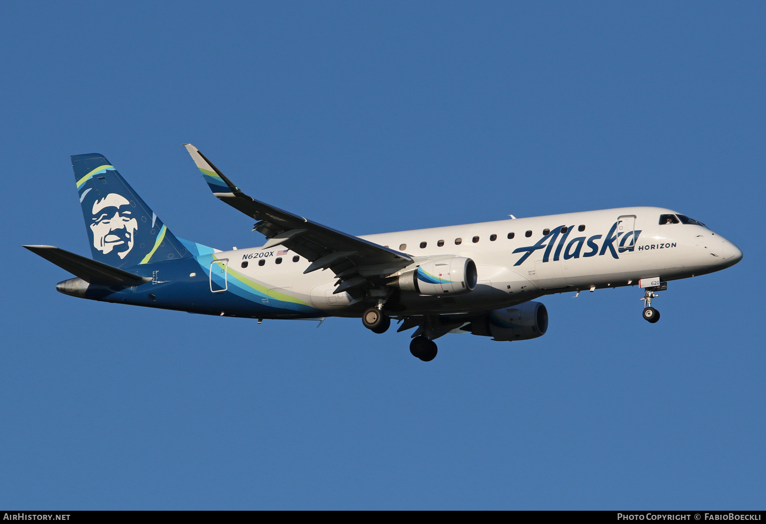 Aircraft Photo of N620QX | Embraer 175LR (ERJ-170-200LR) | Alaska Airlines | AirHistory.net #527911