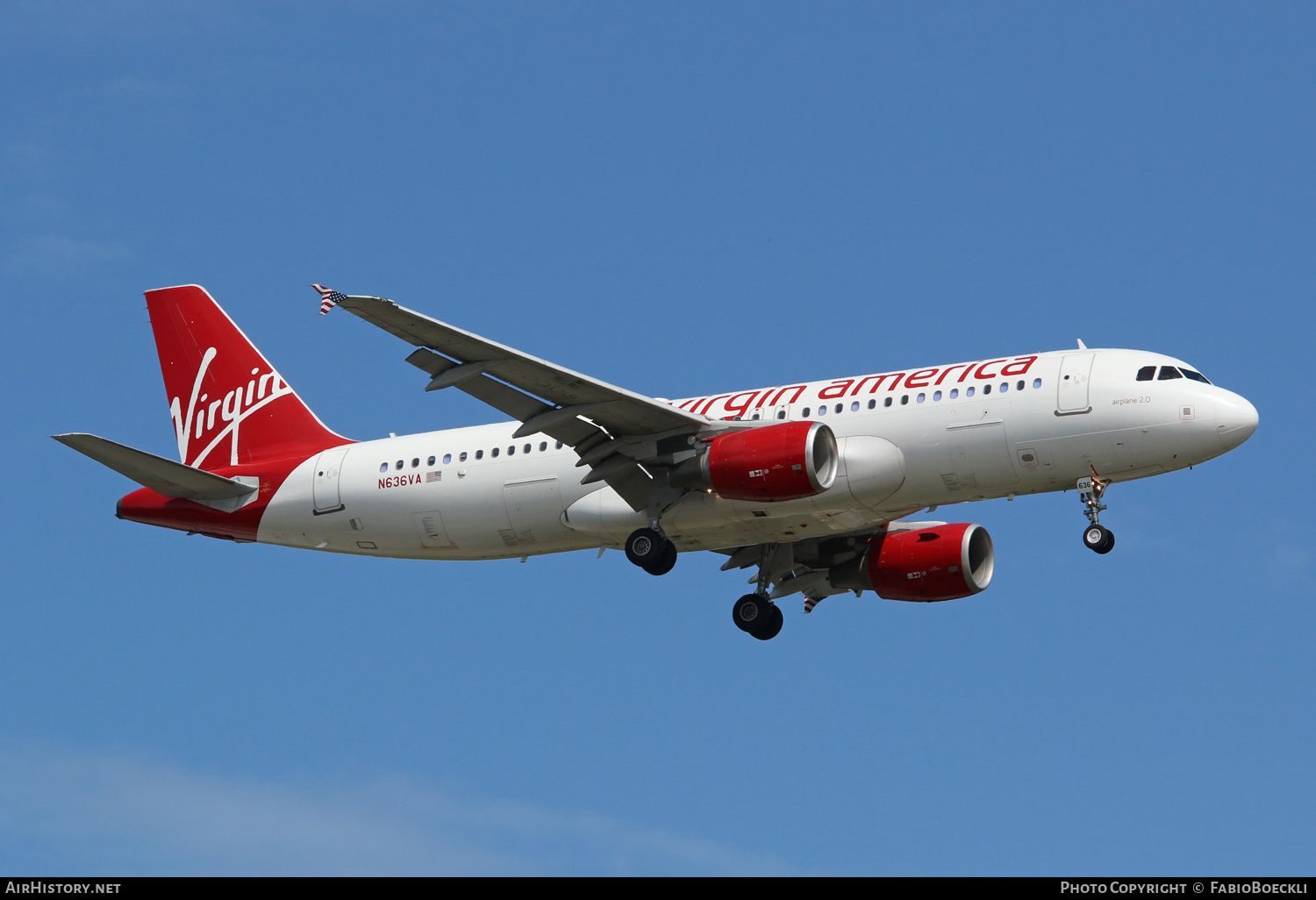 Aircraft Photo of N636VA | Airbus A320-214 | Virgin America | AirHistory.net #527914