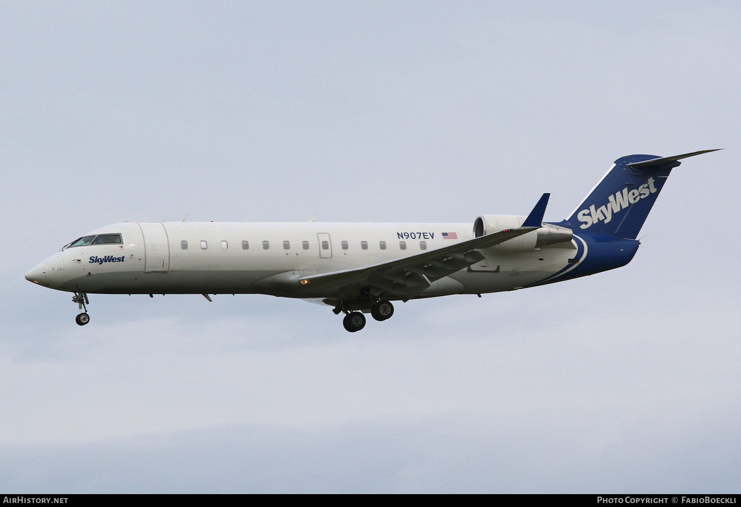 Aircraft Photo of N907EV | Bombardier CRJ-200LR (CL-600-2B19) | SkyWest Airlines | AirHistory.net #527927