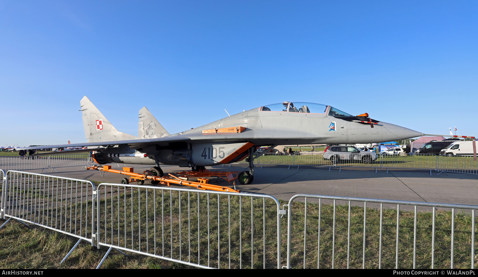 Aircraft Photo of 4105 | Mikoyan-Gurevich MiG-29GT (9-51) | Poland - Air Force | AirHistory.net #527943