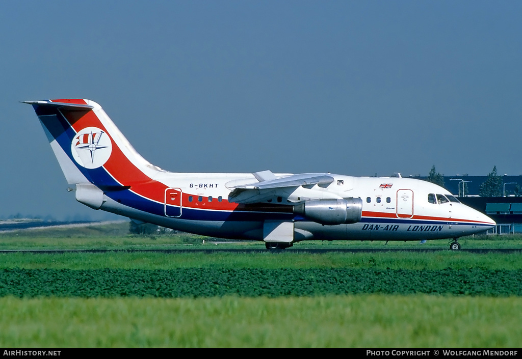 Aircraft Photo of G-BKHT | British Aerospace BAe-146-100 | Dan-Air London | AirHistory.net #527952