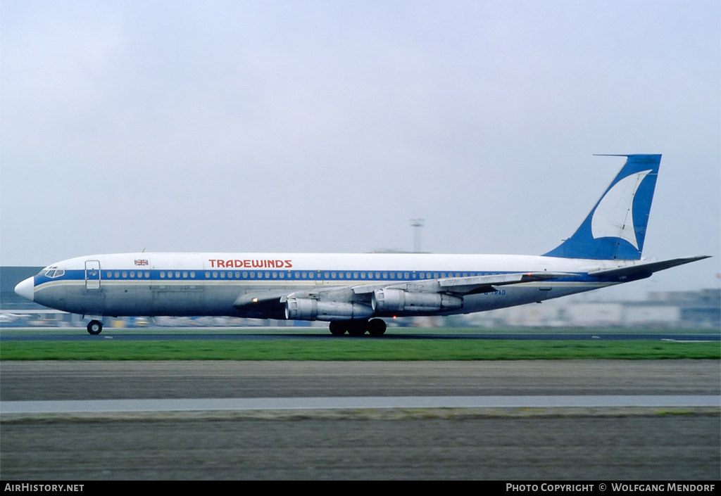 Aircraft Photo of G-TRAD | Boeing 707-321C | Tradewinds Airways | AirHistory.net #527955