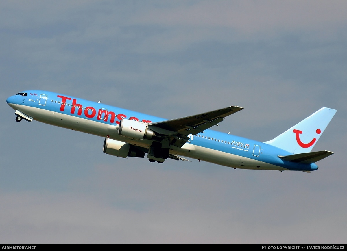 Aircraft Photo of G-OBYJ | Boeing 767-304/ER | Thomsonfly | AirHistory.net #527957