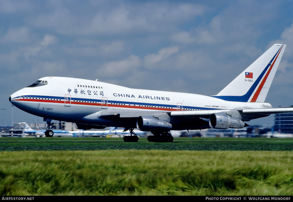 Aircraft Photo of B-1862 | Boeing 747SP-09 | China Airlines | AirHistory.net #527968