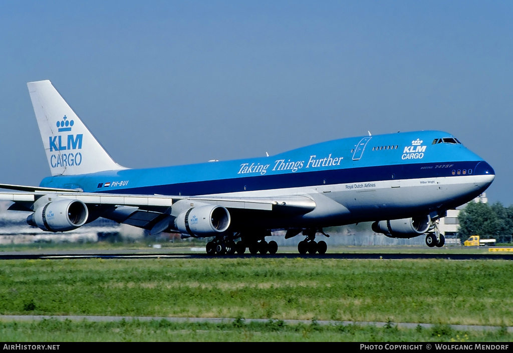Aircraft Photo of PH-BUI | Boeing 747-206B(SF/SUD) | KLM - Royal Dutch Airlines Cargo | AirHistory.net #527971