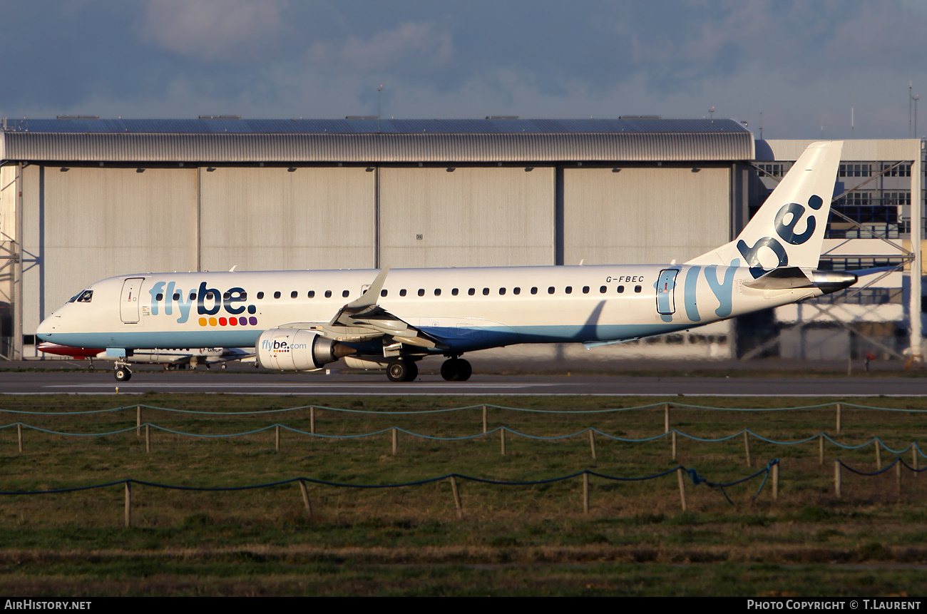 Aircraft Photo of G-FBEC | Embraer 195LR (ERJ-190-200LR) | Flybe | AirHistory.net #527974