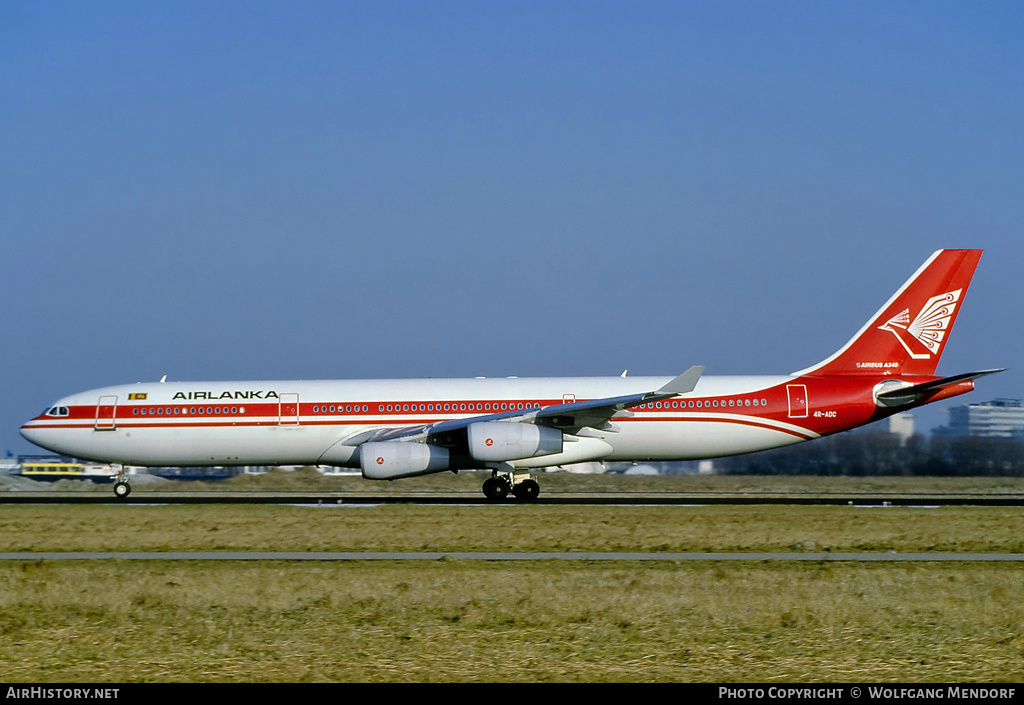 Aircraft Photo of 4R-ADC | Airbus A340-311 | AirLanka | AirHistory.net #527981